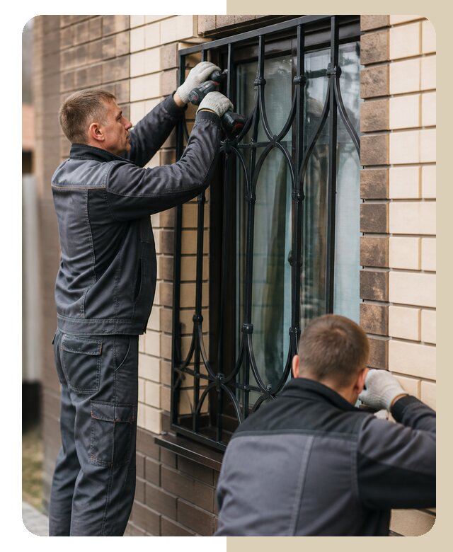 Установка решеток в дом в Вольске по цене от 3544 р. | ДвериЛегко-Вль
