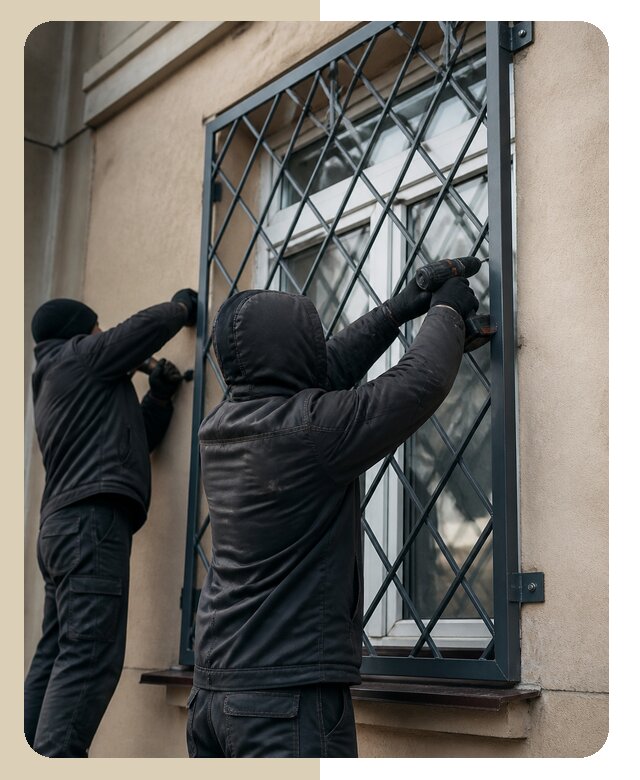 Установка антивандальных решеток на окна в Вольске